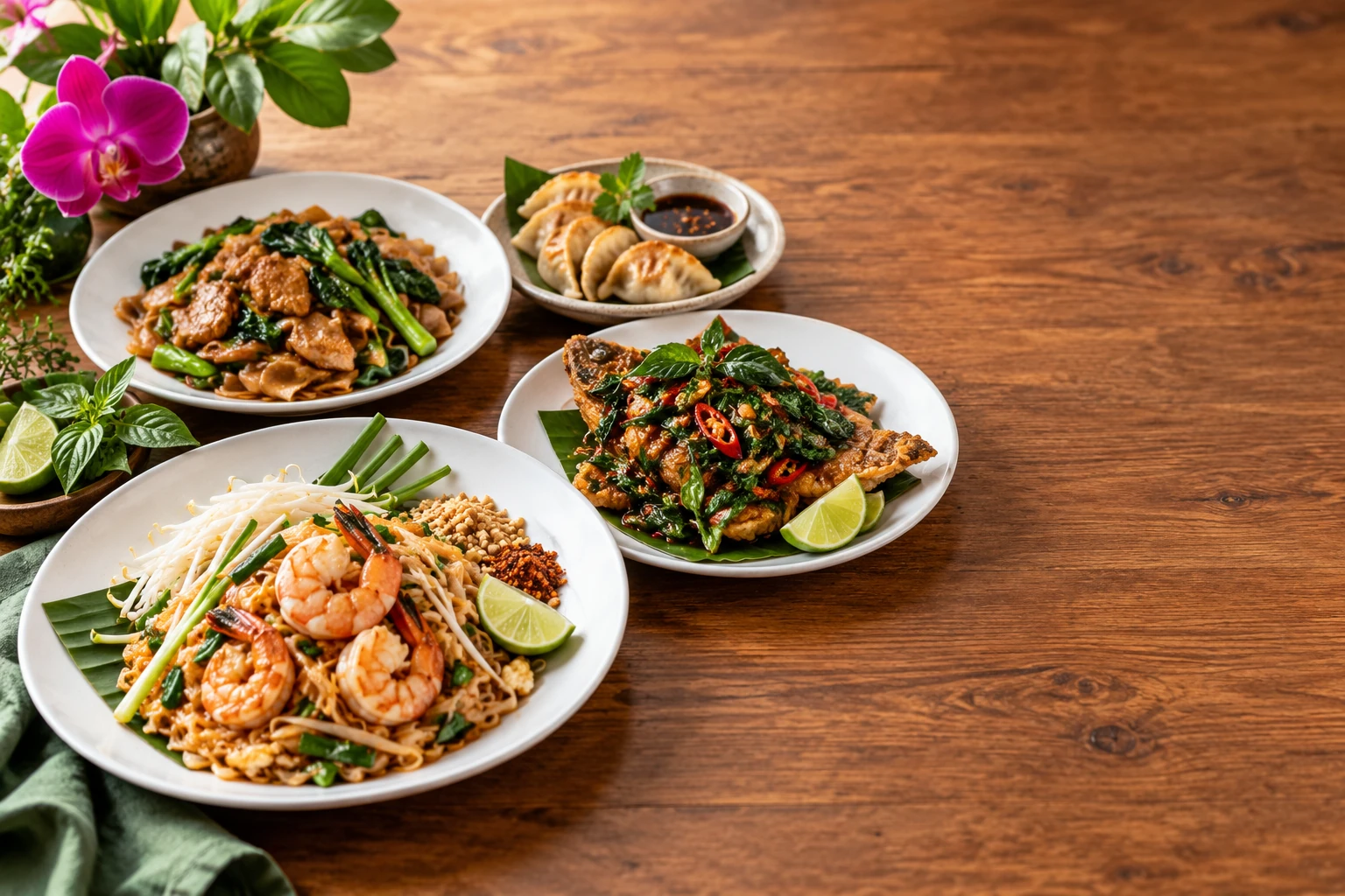 Illustrative Pavirin Thai Bistro food or service still life; not a photograph of the business or exact product.